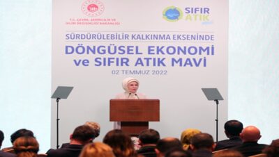 Emine Erdoğan, “Sürdürülebilir Kalkınma Ekseninde Döngüsel Ekonomi ve Sıfır Atık Mavi” programına katıldı
