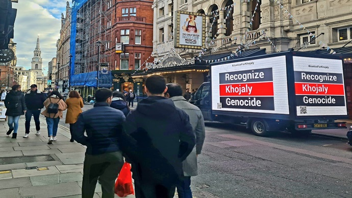 “Justice for Khojaly!” awareness campaign was held in London, Belfast and Edinburgh