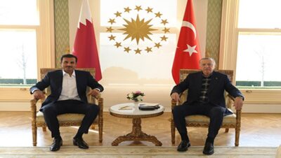 الرئيس أردوغان يستقبل أمير قطر الشيخ تميم