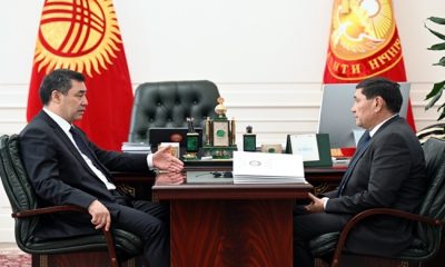 Президент Садыр Жапаров принял министра сельского хозяйства Аскарбека Жаныбекова