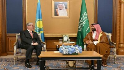 Cumhurbaşkanı Kassym-Jomart Tokayev, Suudi Arabistan Veliaht Prensi Muhammed bin Salman Al Saud ile bir araya geldi