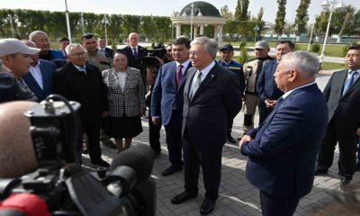 Президент Қасым-Жомарт Тоқаев Нағи Ілиясов ауылына барды
