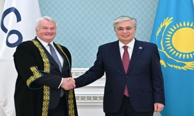 Мемлекет басшысы «Астана» халықаралық қаржы орталығы Сот төрағасының ант беру рәсіміне қатысты