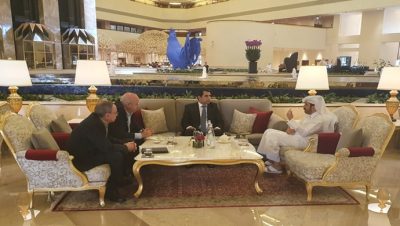 Meetings of the Ambassador with the heads of Qatari companies